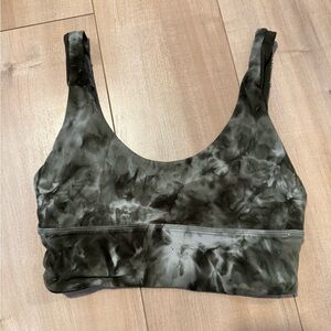 Lululemon Align Olive Marble Sports Bra